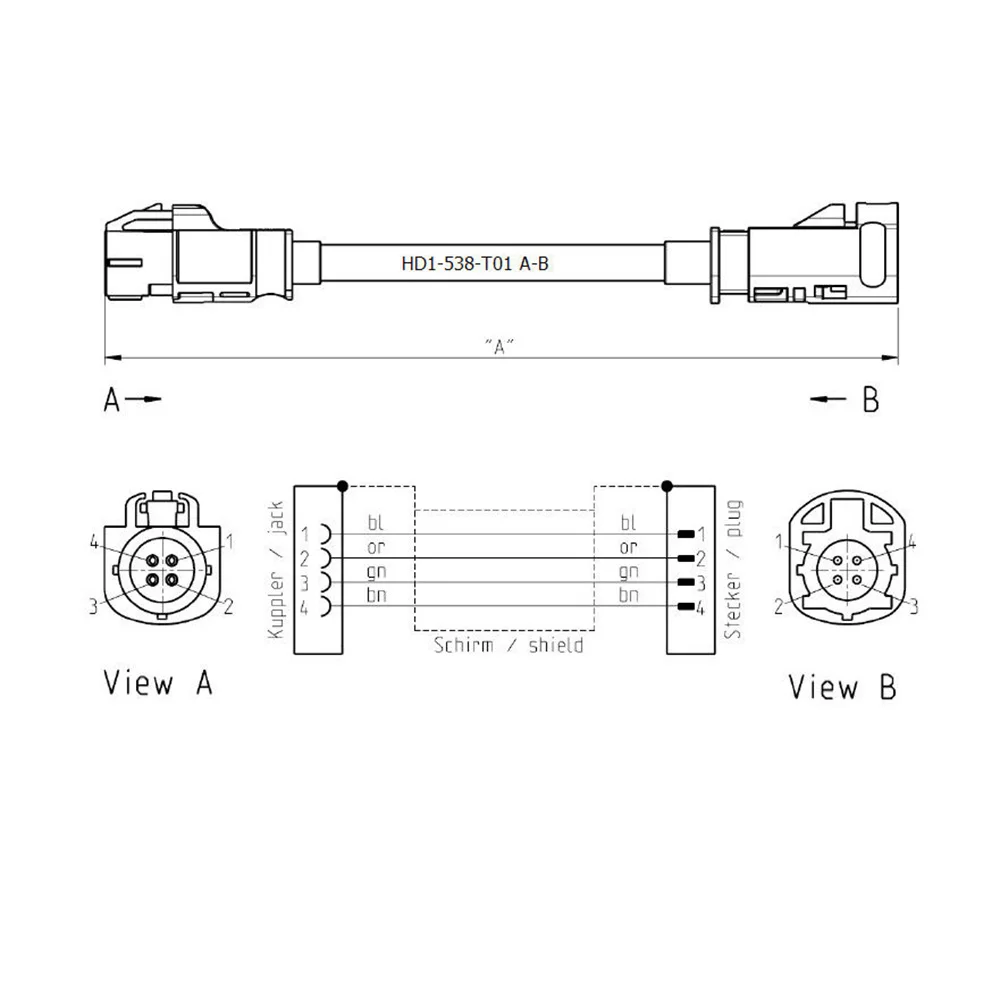 Eightwood Custom FAKRA HSD Новая высокоскоростная передача автомобиля код K Карри LVDS 120 см