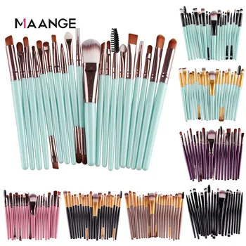 

Pro 20Pcs/Pack Makeup Brushes Set EyeShadow Foundation Power Eyebrow Lash Lip Contour Blush Beauty Cosmetic Brush Tool Maquiagem