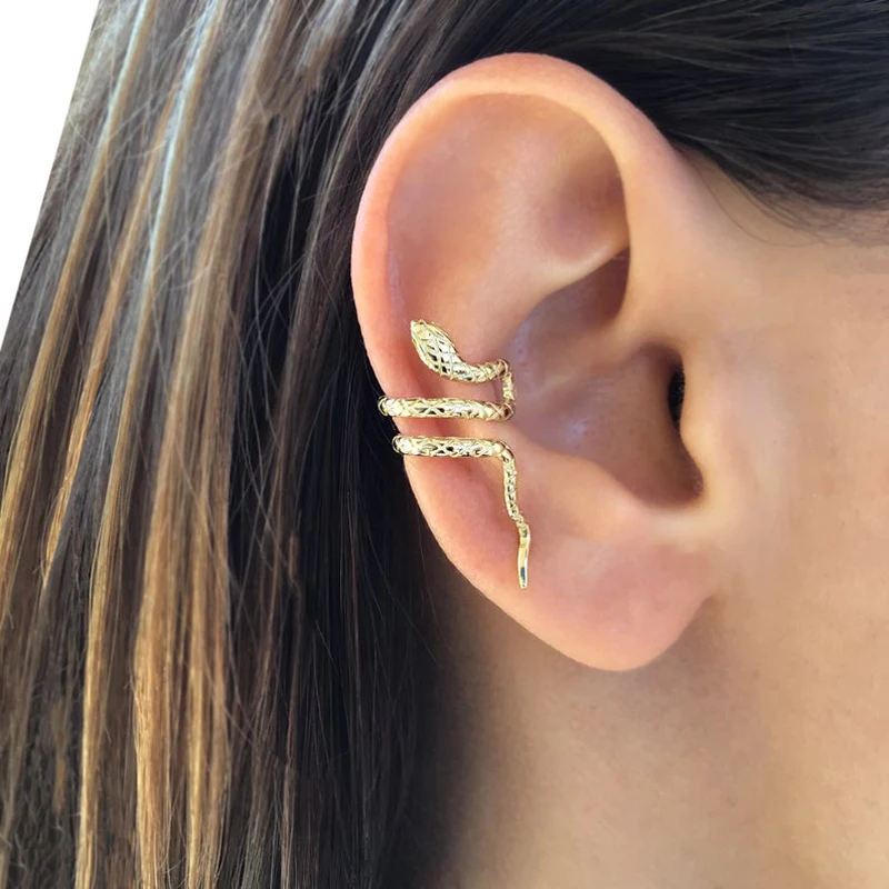 Clip Earrings Ear Snake Snake Clip Jewelry Earrings Earrings