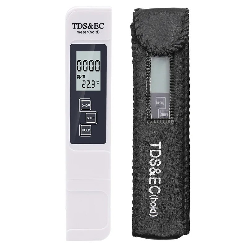 uvb meter Digital Water Quality Tester TDS EC Range 0-9990 Multifunctional Temperature Meter for Water Purity TEMP PPM Tester dial test indicator Measurement & Analysis Tools