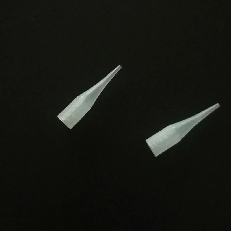 200Pcs 1RL Permanent Makeup Needle Tip Eyebrow Tattoo Needle Caps Nozzle For Sunshine & Giant sun G-8650 G-9740 Tattoo Machine