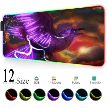 

Genshin Impact Mouse-pad Anime Mat for Computer Table Carpet Mouse Xxl Led Keybord Pad Rgb for Pc Gaming Mouse with Backlight