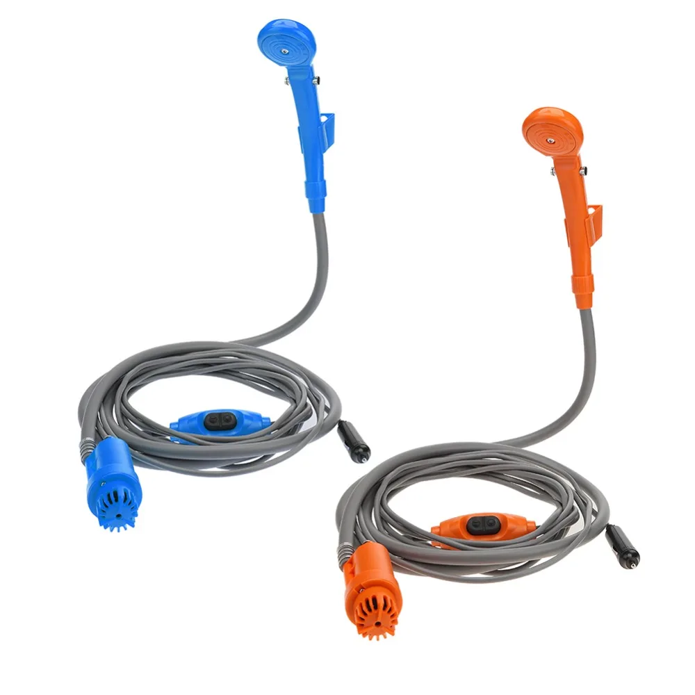  1pcs Portable Car Cleaning Tools Car Washer Camping Shower Set Electric Pump For Outdoor Camping Tr