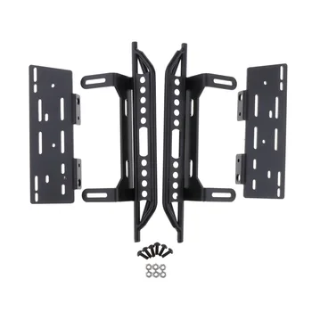 

2Pcs 1:10 RC Car Upgrade Parts Metal Pedal Plate Durable Truck Running Boards Steps for SCX10 Vehicle Model Accessories