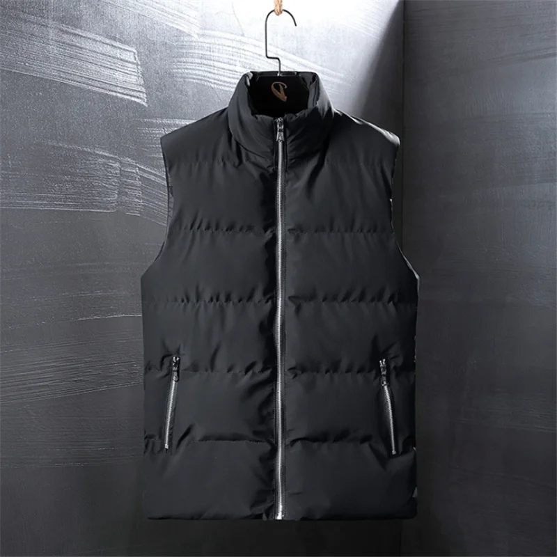 

2020 new men's vest autumn and winter down cotton Korean fashion vest men's winter handsome jacket jacket