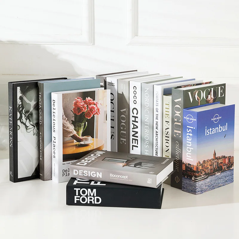 

Modern Nordic Fake Book Simple English Simulation Book Hotel Soft Decorations Ornaments Props Book Model Creative Furnishings