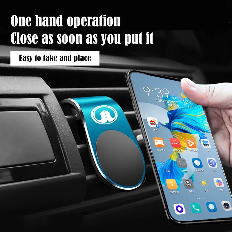 1pcs Car Phone Holder L Type Air Vent Clip Stand Car accessories For Subaru Forester impreza Outback Legacy Tribecacar WRC XV