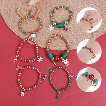 

1Pc Merry Christmas Santa Claus Bracelet Merry Christmas Decor For Home Happy New Year Christmas Ornaments Xmas