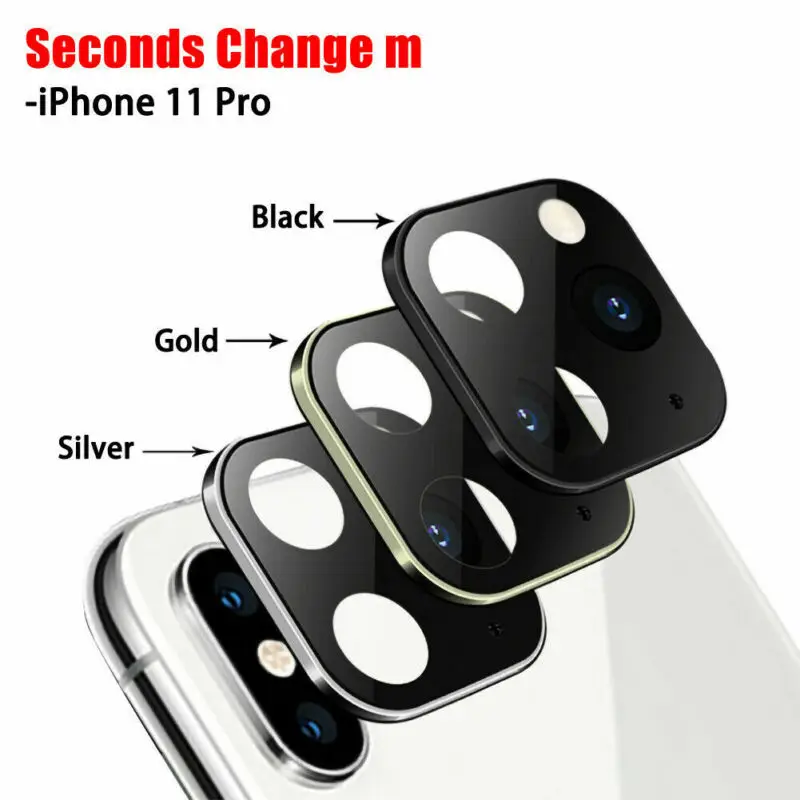 Защитная пленка для объектива камеры iPhone X/XS MAX Seconds Change На i 11 Pro Max|Чехлы пультов| |