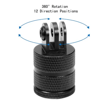 

12 Direction Camera Connector Aluminum Alloy Fixing 360 Degree Rotation Easy Install Holder Accessories Sports For Gopro Hero