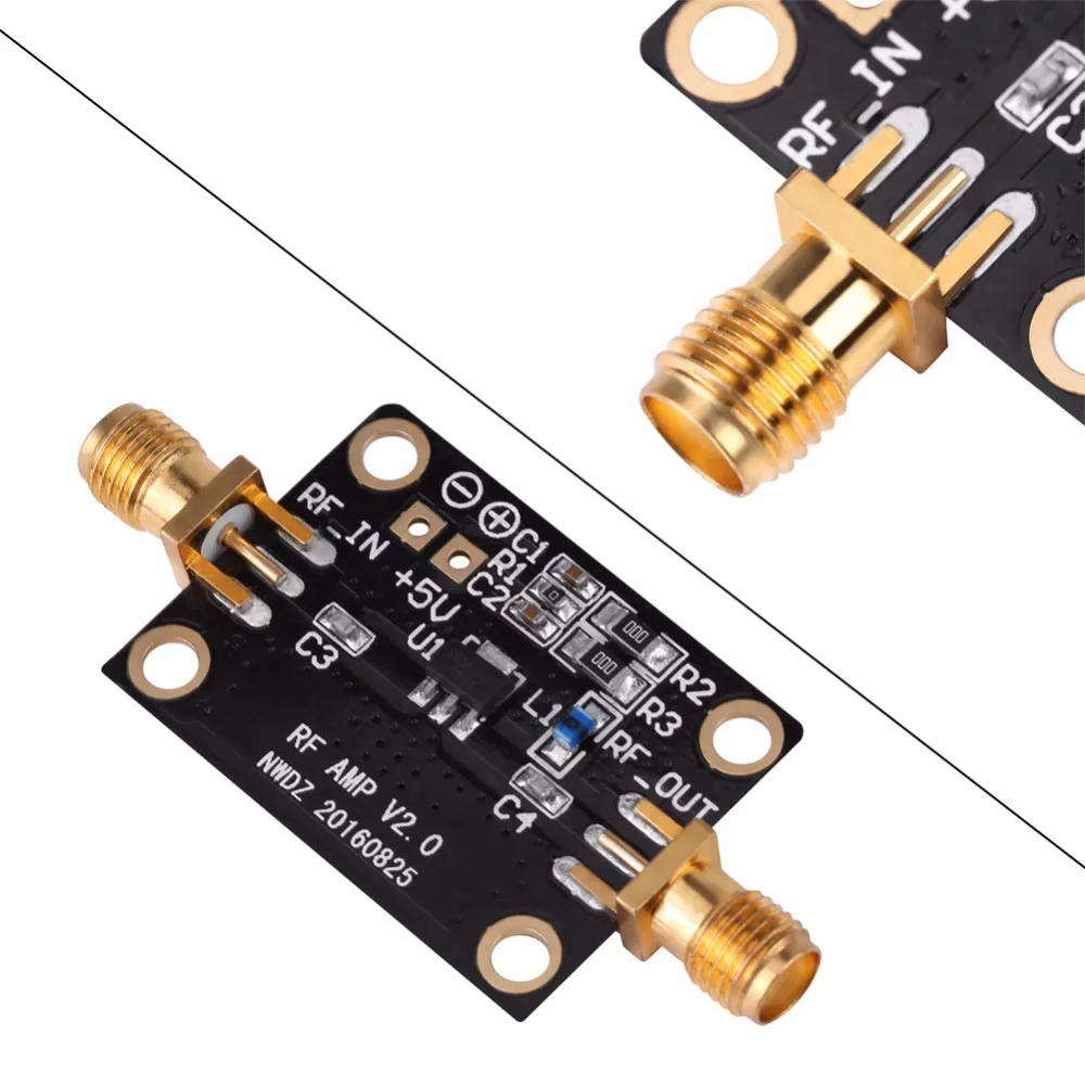 Ультра-низкий уровень шума усилитель LNA 20DB 0,05-6 GHz высокопроизводительный усилитель RF FM HF VHF/UHF Ham радио