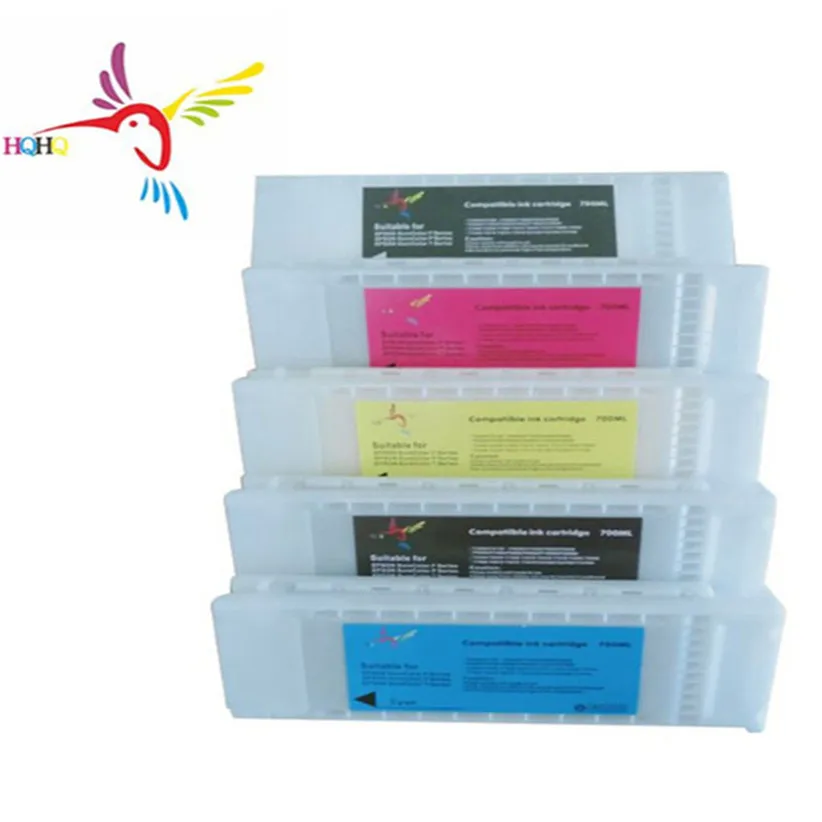

700ml 5pcs/SetT6941-t6945With Sublimation Ink Cartridges for Epson T3270 T5270 T7270 Compatible Water Based Printing