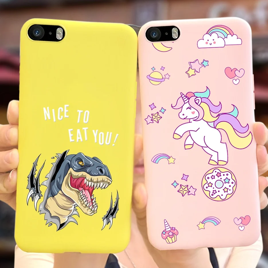 Cute Cartoon Silicone Soft TPU Phone Case Cover