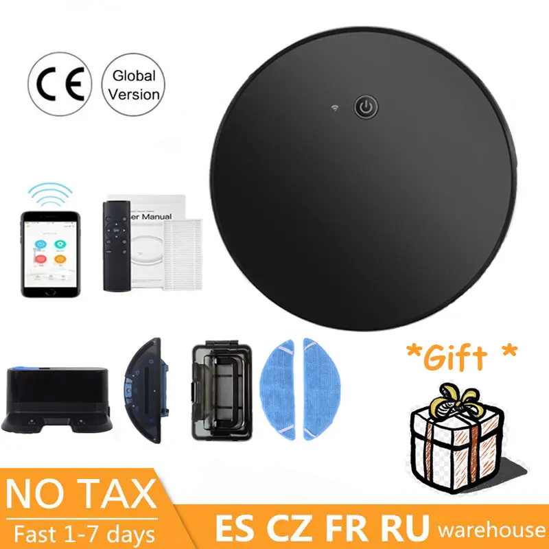 

Home Intelligent Sweeping Robot App Remote Control Wireless Vacuum Cleaner Smart Wiping Machine Automatic Refill Floor Cleaner