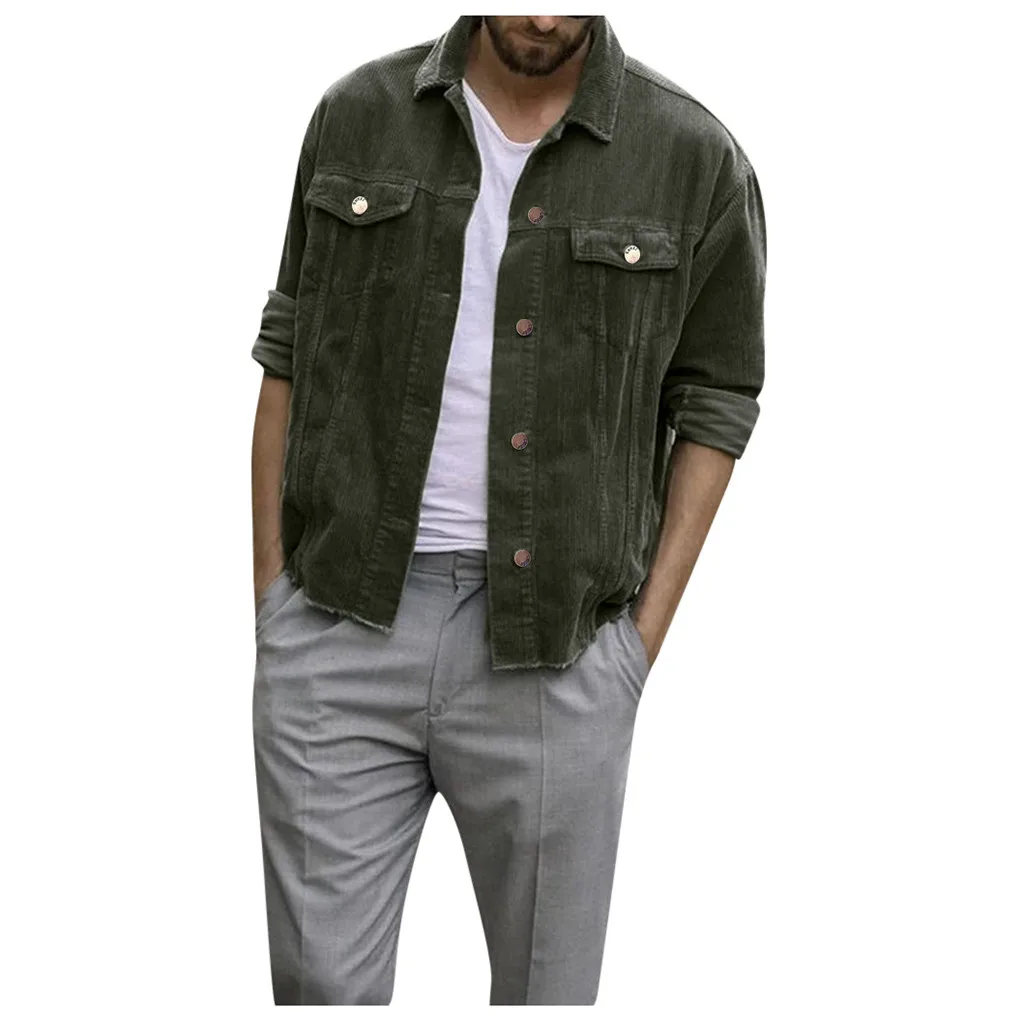 Erkek Монт veste homme chaqueta толстовка мужская осень зима кнопки вельветовые с длинным рукавом куртка с лацканами верхняя блузка erkek