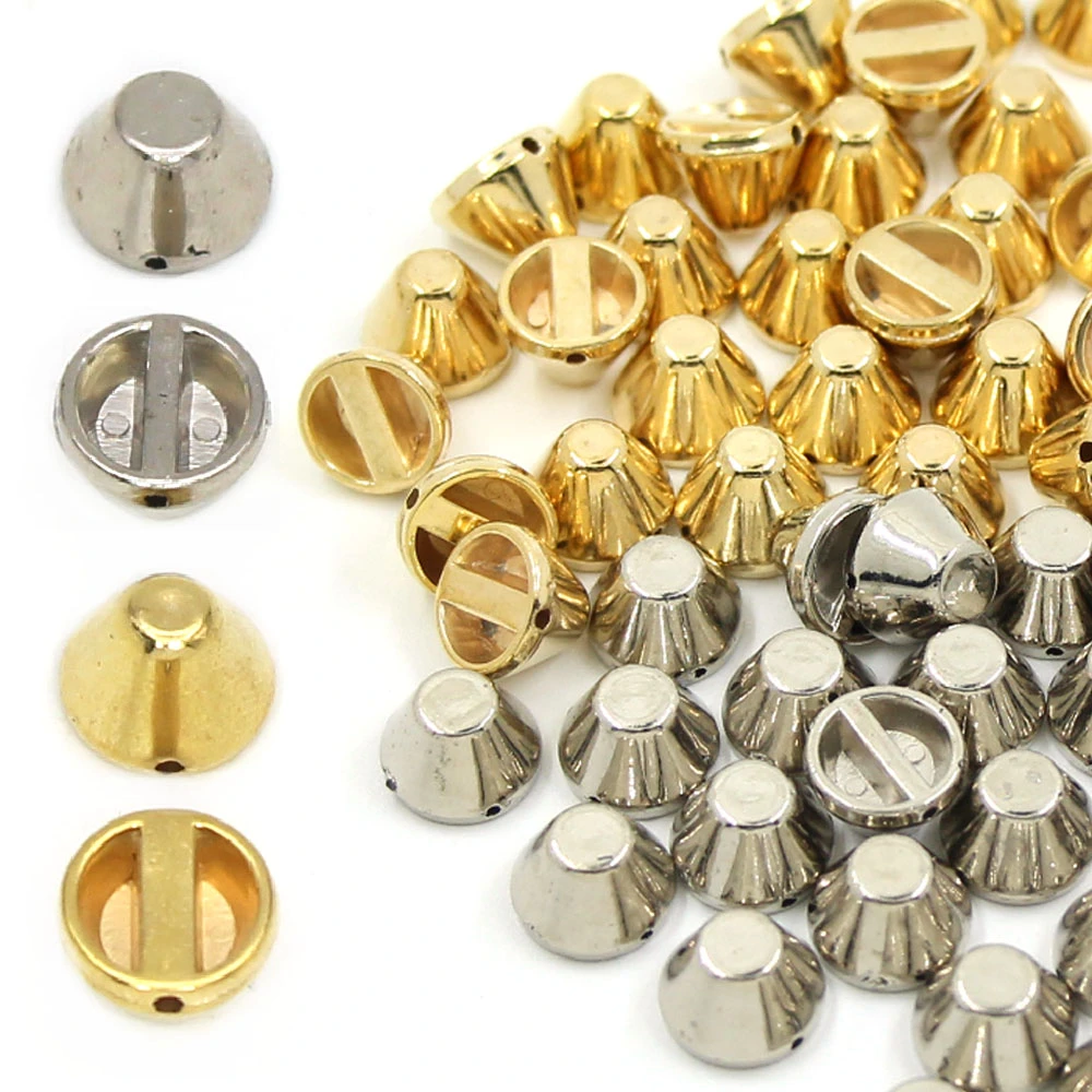 100 piezas de pinchos de cubo de 6/8/10mm, remaches de plástico dorados y plateados, pinchos y tachuelas para coser ropa, accesorios para manualidades cuentas|Remaches de prendas| - AliExpress