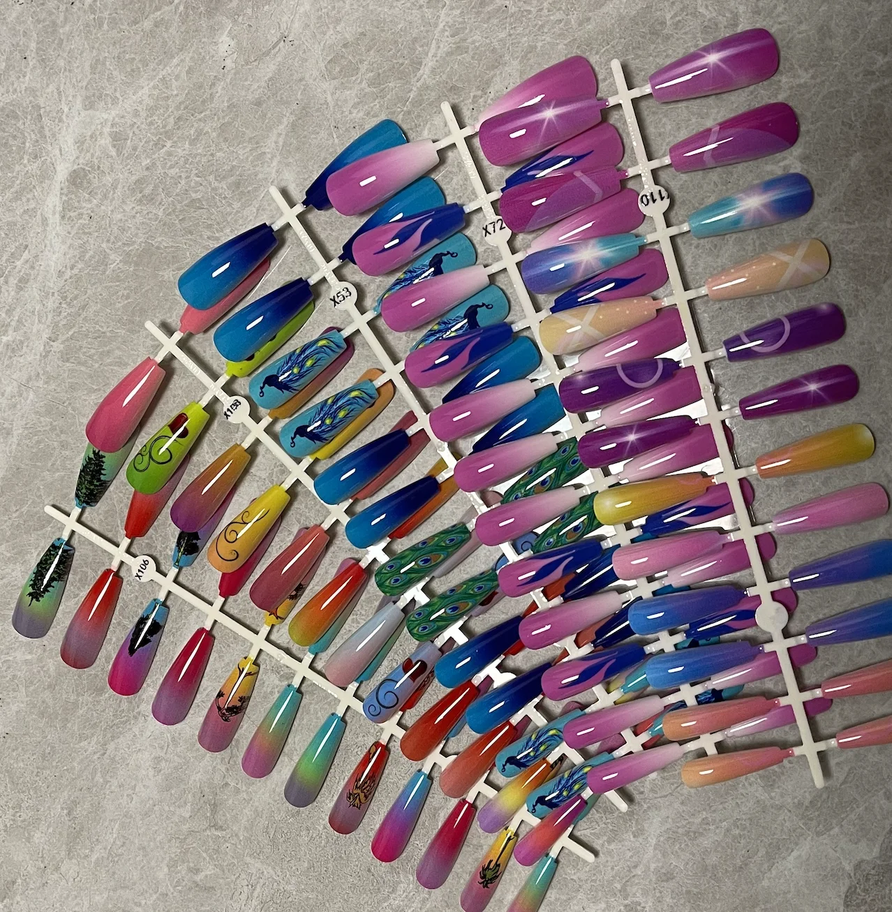 Long False Nails Tips