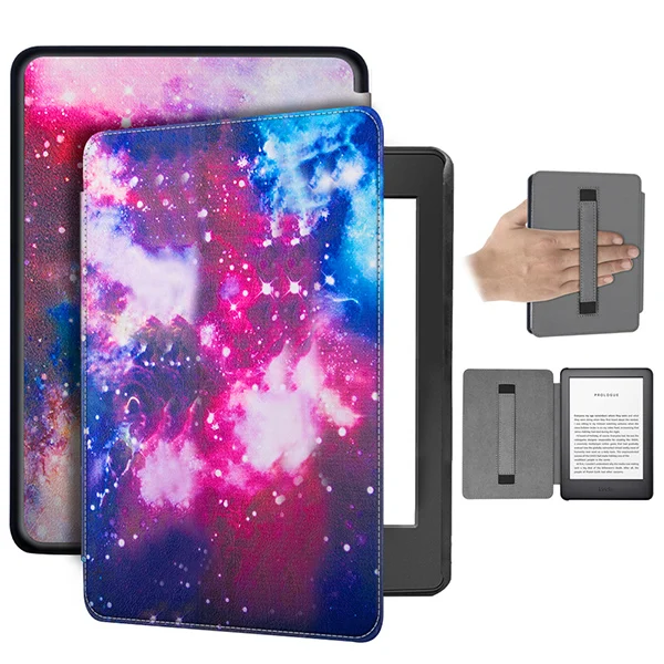 KPW4 FMSTSY YHX Чехол для kindle Paperwhite 4 чехол Роскошный pu кожаный чехол для amazon kindle paperwhite 4 10-го поколения ручной держатель чехол - Цвет: KPW4 FMSTSY YHX