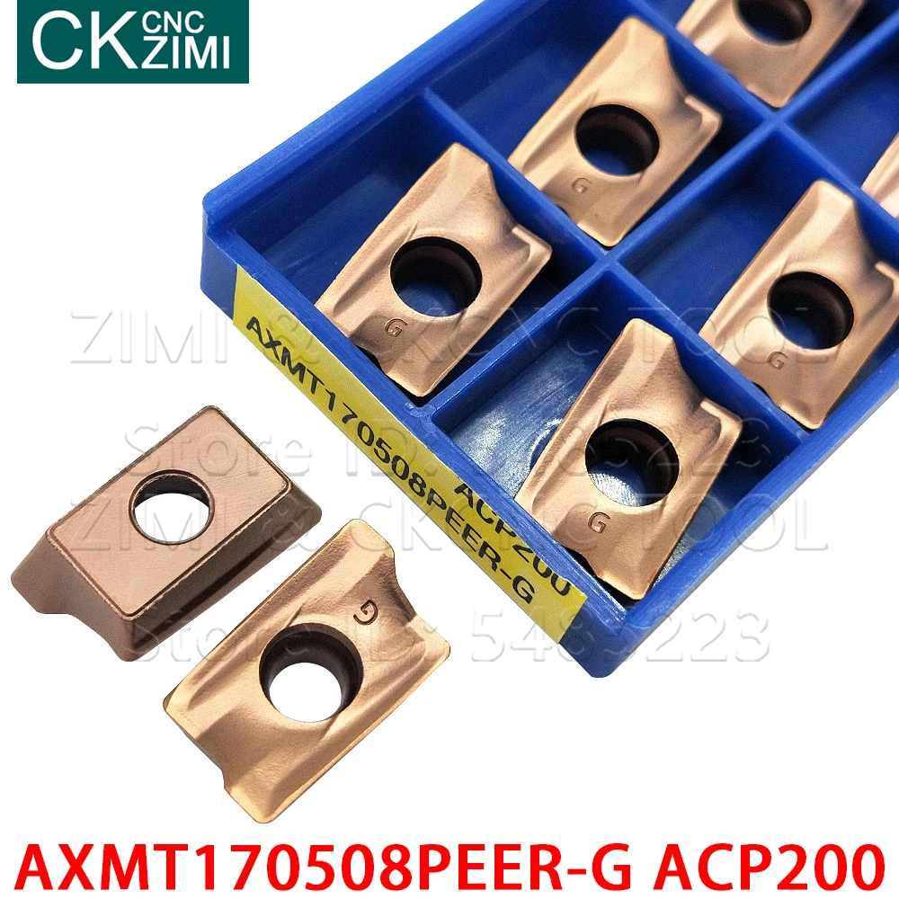 live center lathe AXMT AXMT123508PEER-G ACP200 AXMT170508PEER-G ACP200 Carbide insert milling Inserts tool CNC turning indexable Metal lathe tools chamfer end mill Machine Tools & Accessories