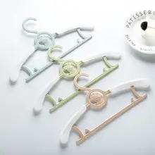 5 шт., милая детская пластиковая вешалка с рисунком, вешалка для одежды, Нескользящие Детские Вешалки для одежды, детская пластиковая сушилка для одежды