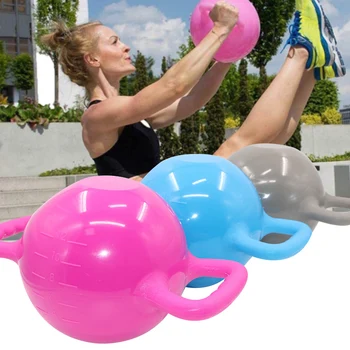 

High Quality Water Filled Kettlebells Adjustable Weight Dumbbells Fitness Portable Double Ear Handle Yoga M88