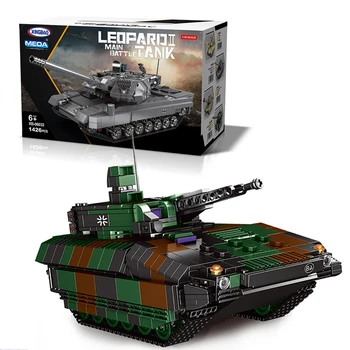 

Gift Box The Military Technic New 06042 Army Theme Armored Tank Building Blocks WW2 Weapon Figures Bricks Birthday Toys