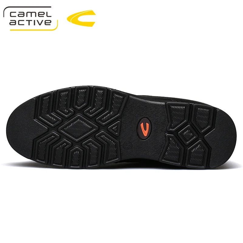 Camel Active/Новинка; мужские ботинки из натуральной кожи; уличная мужская повседневная обувь; Дышащие Модные мужские Ботильоны; высокие зимние ботинки