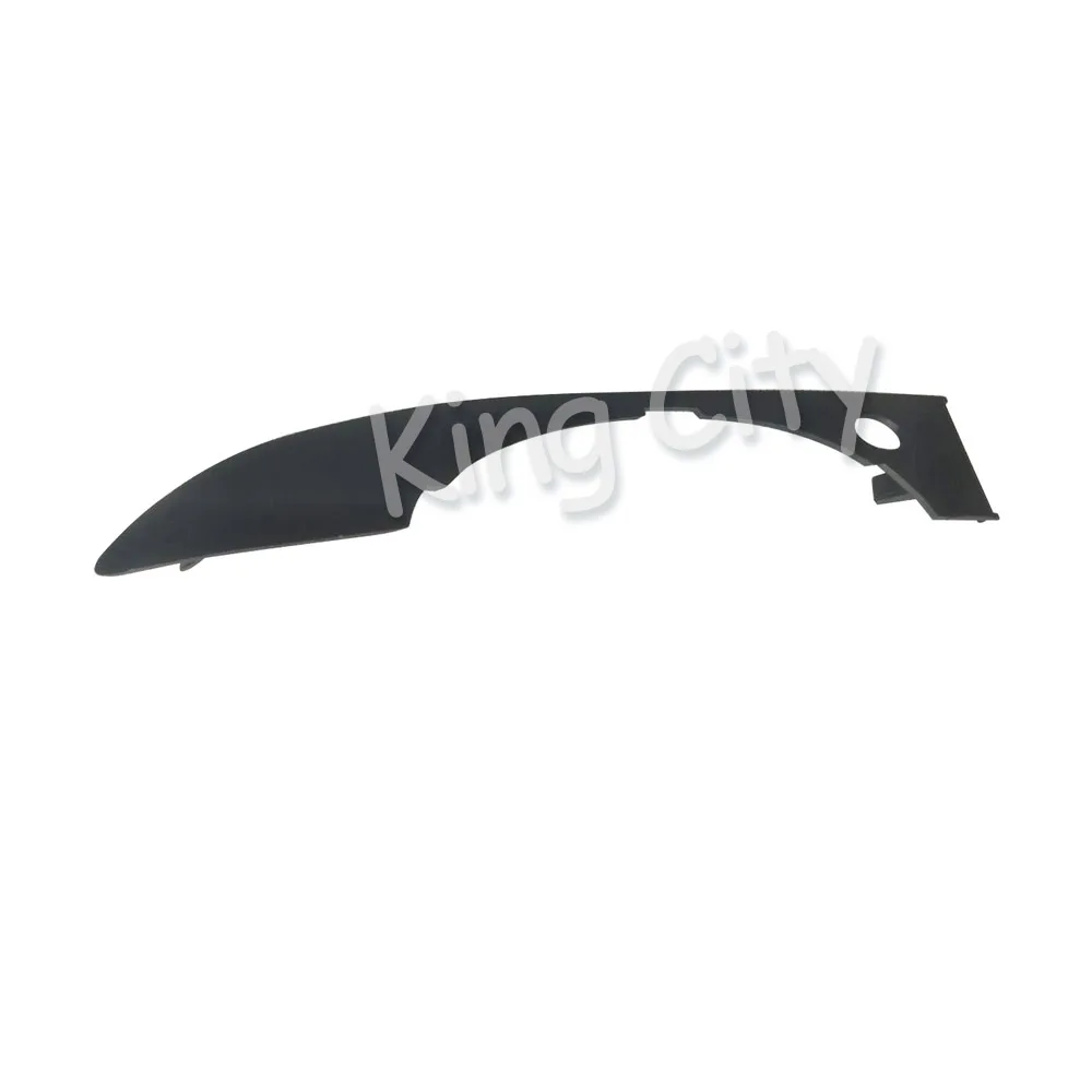 CAPQX для Audi A4 2005-2008 передний бампер противотуманный светильник рамка противотуманная фара декоративная крышка противотуманная фара отделка панель Корпус гарнир капот - Color: No.3 left side