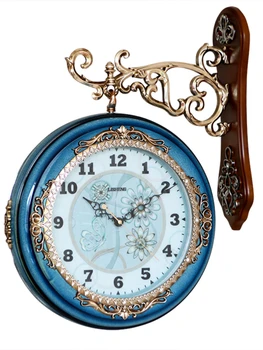 

Fashion Nordic Modern Wall Clock Living Room Household Simple European Mediterranean Style Mute Pendant Wall Watch B50