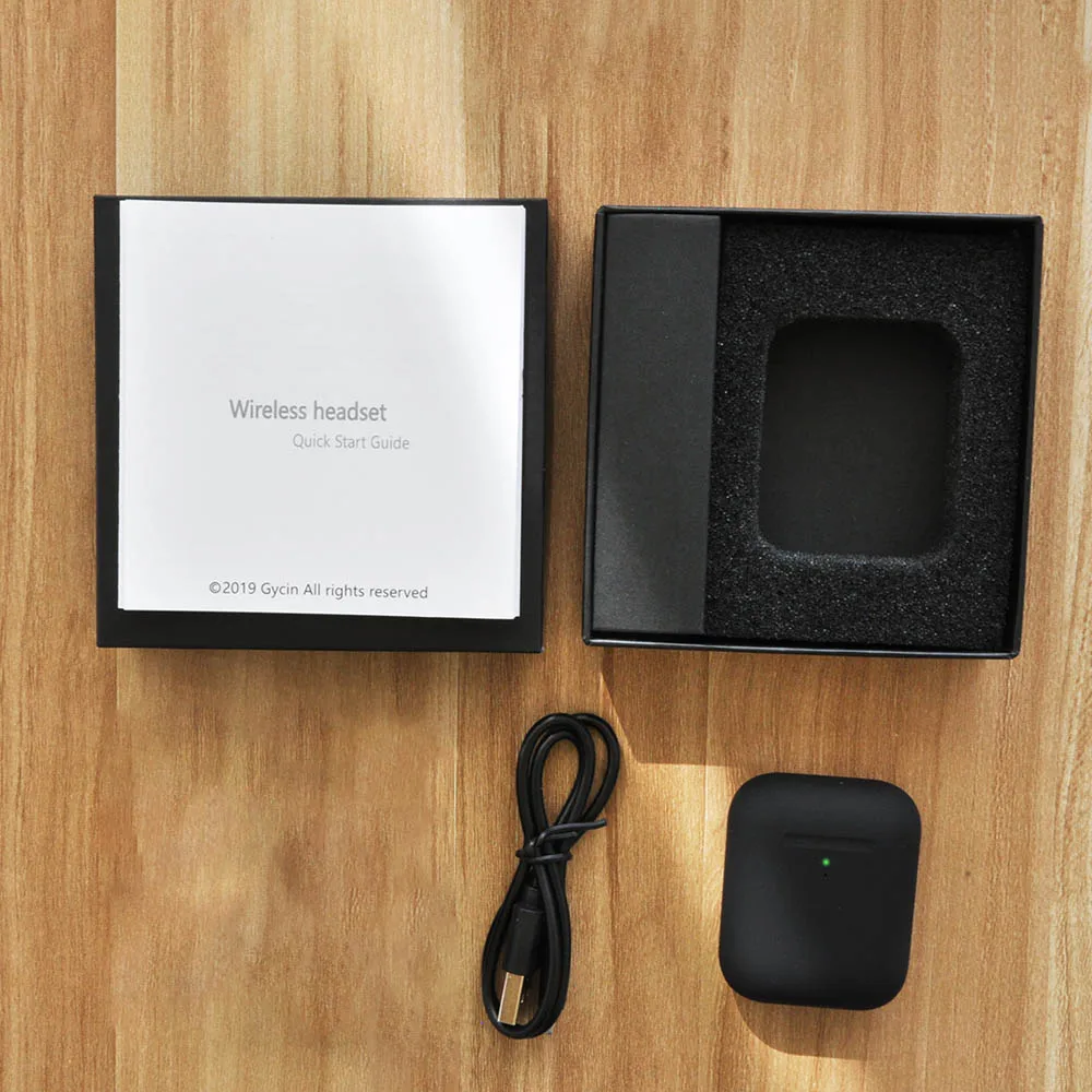 Black Новые оригинальные i90000 Pro TWS 1:1 Aire 2 1536u Bluetooth наушники беспроводные наушники gps спортивные гарнитуры PK i500 i9000 elari - Цвет: Black