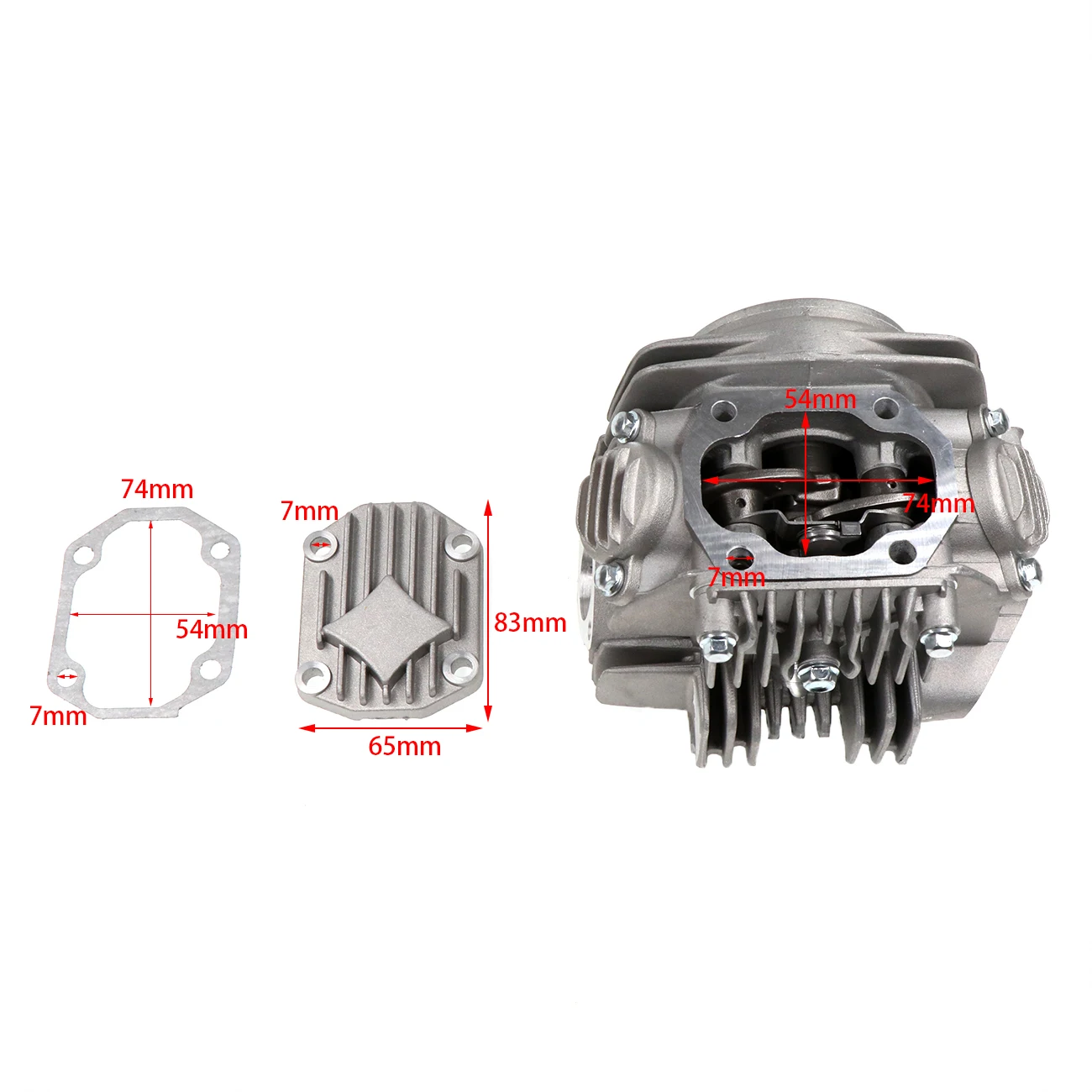 Pouvoir цилиндр двигателя бочковидная Головка Комплект для YX140cc PIT PRO Кроссовый мотоцикл