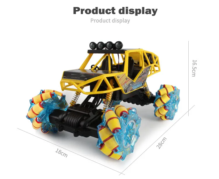 1:10 6WD RC автомобиль 2,4G Радиоуправляемый автомобиль, игрушки багги высокоскоростной грузовик внедорожная подвижная автомобильная игрушка 8,8 - Цвет: Yellow