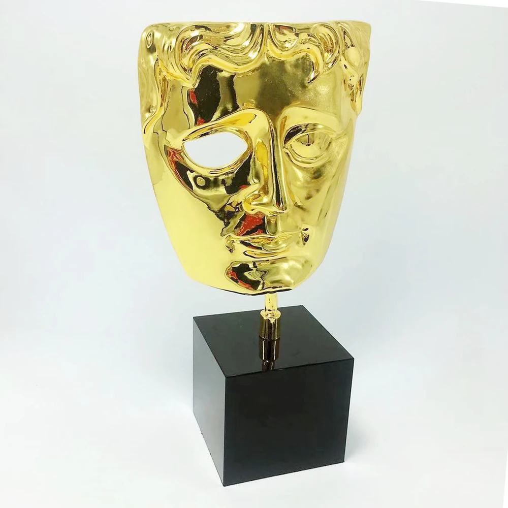 Металл BAFTA Trophy Awards с 1:1 репликой BAFTA Awards для Britsish Academy фильм Awards сувенир