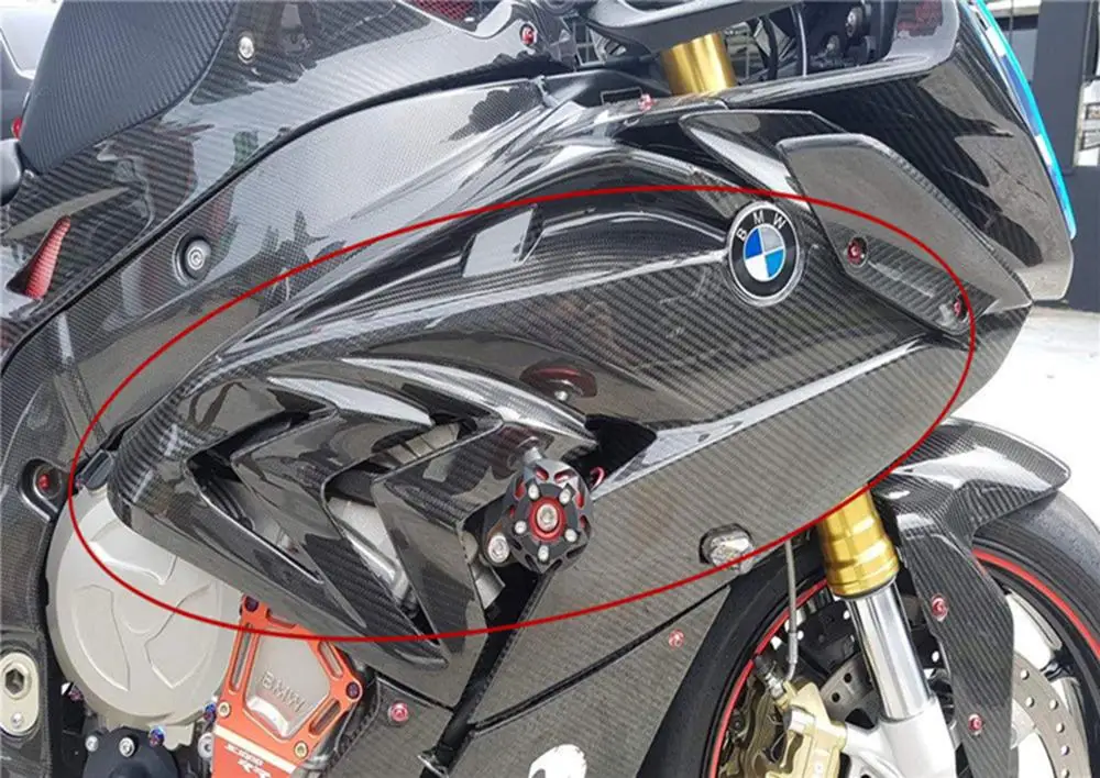Для S1000rr пре-Preg из углеродного волокна с выбором приёма верхней боковой крышка Панель для S1000RR боковой обтекатель