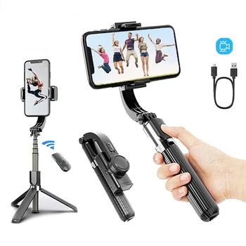 

Phone Stabilizer Video Record Universal Handheld Smartphone Gimbal Stabilizers Wireless Bluetooth Selfie Stick Vlog Live Stream