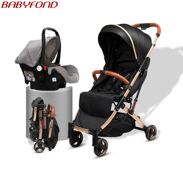 $US $84.50  Baby stroller multi-function can sit reclining high landscape stroller light foldable newborn child