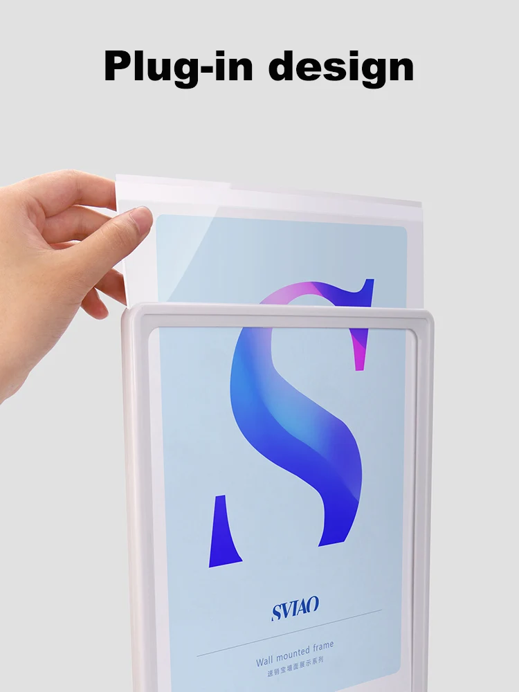 A4 상점 상점 슈퍼마켓 광고 승진 PVC 금속 조정 가능한 포스터 사진 표시 메뉴 널 홀더 구조 전시 대