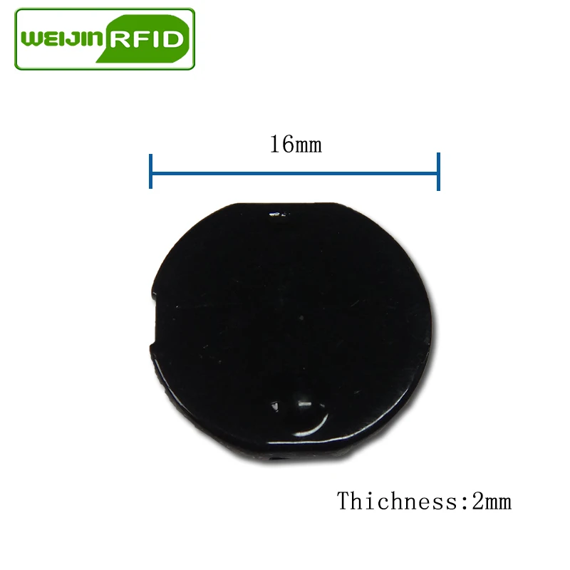 UHF RFID Метка 915 МГц 868 МГц Alien higgs3 EPCC1G2 6C D16mm* 2 мм Маленькая круговая керамика смарт-карта пассивные RFID метки