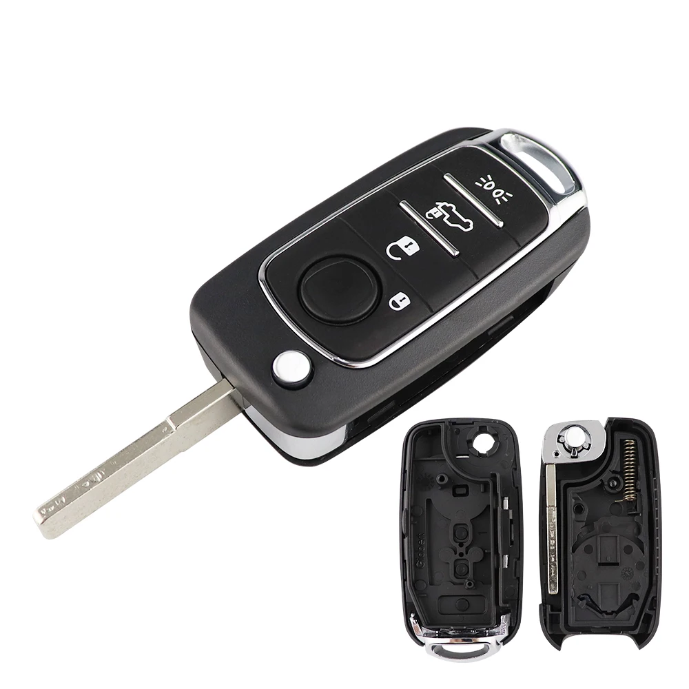 Keyforkess3/4 Pulsante di Vibrazione Pieghevole Chiave Auto Chiave A Distanza Fob Caso di Borsette Per Fiat Egea Tipo 500X Toro Con Uncut Lama SIP22 - Hb1d333cbd37d4a999d5160343cd6a77eh