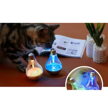 

Dog Toy Bulb Tumbler Snack Dispenser Flashing Lighting Slow Feeding Device Interactive Dog IQ Training Chasing Dog Toy