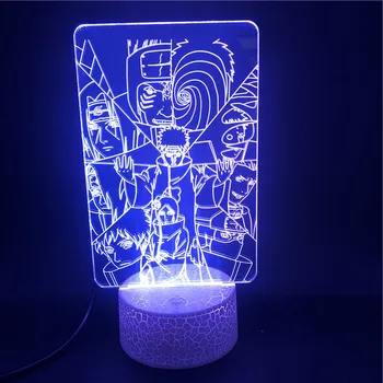 

Naruto Series 3d Night Light Intelligent Bluetooth Speaker Base Organization Creative Cartoon Animation Decoration Maison Lampen