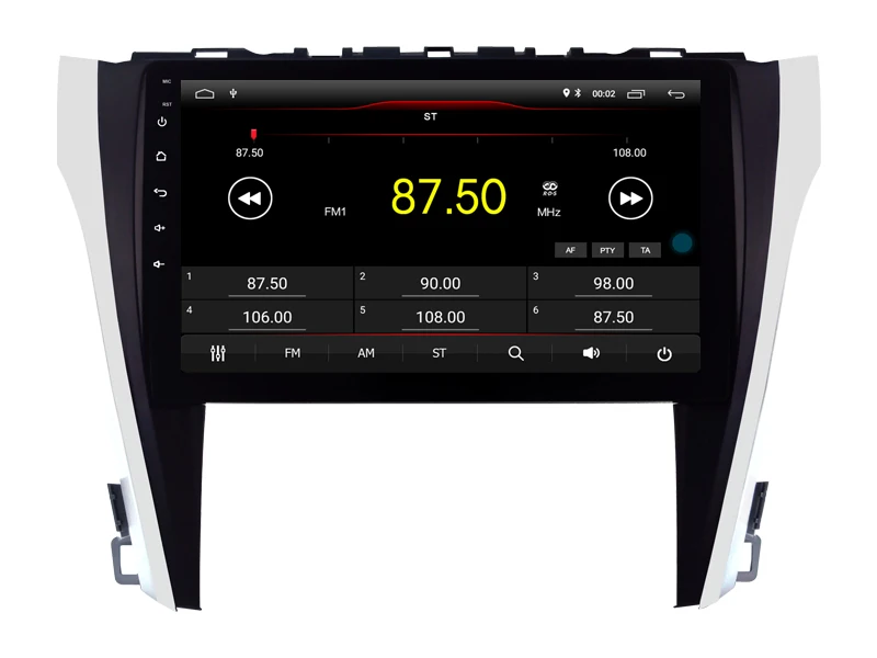 Excellent Car Android 9.0 Player for Toyota Camry 2015 2017  tape recorder 4G Lte sim card Bluetooth GPS Radio Head Unit 2.5D IPS screen 2