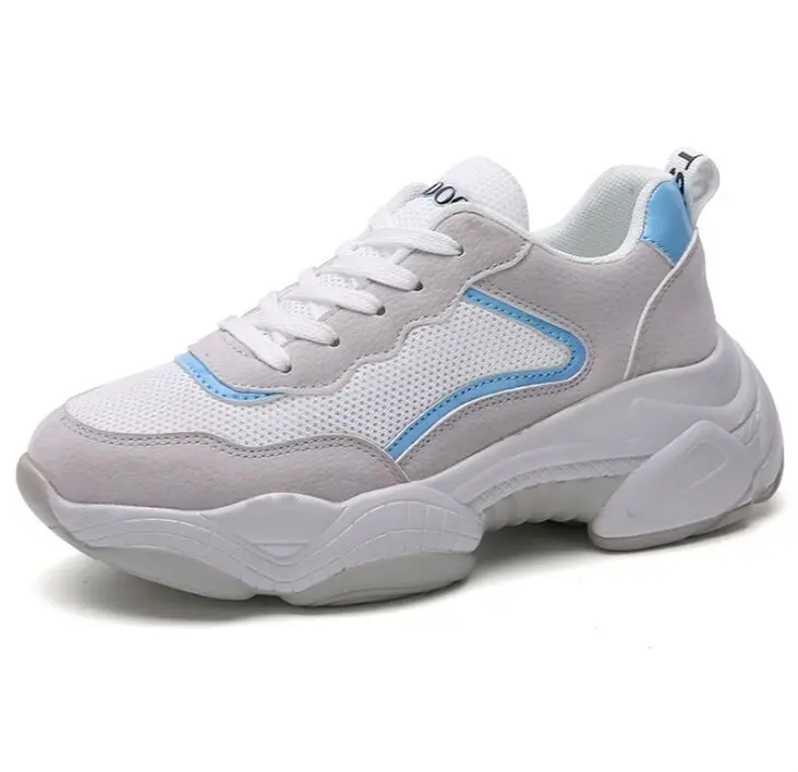 2019 модные весенние повседневные кроссовки с дышащей сеткой Chaussure Femme спортивная