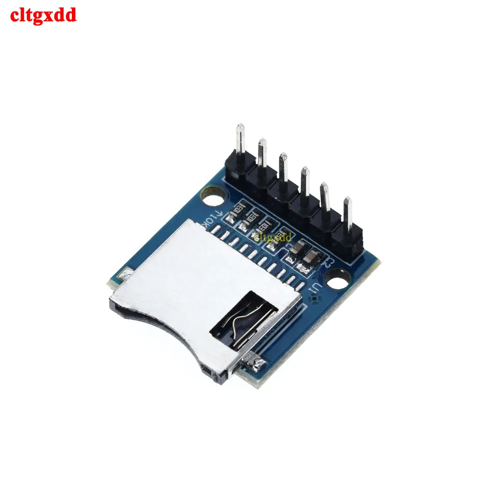 Плата расширения памяти Micro SD мини-карта TF защитный модуль с контактами для Arduino ARM
