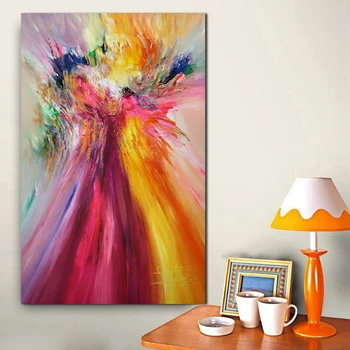

Colorful Abstract Pictures Canvas Painting Posters And Prints Wall Art For Living Room Decoration Cuadros For Living Room