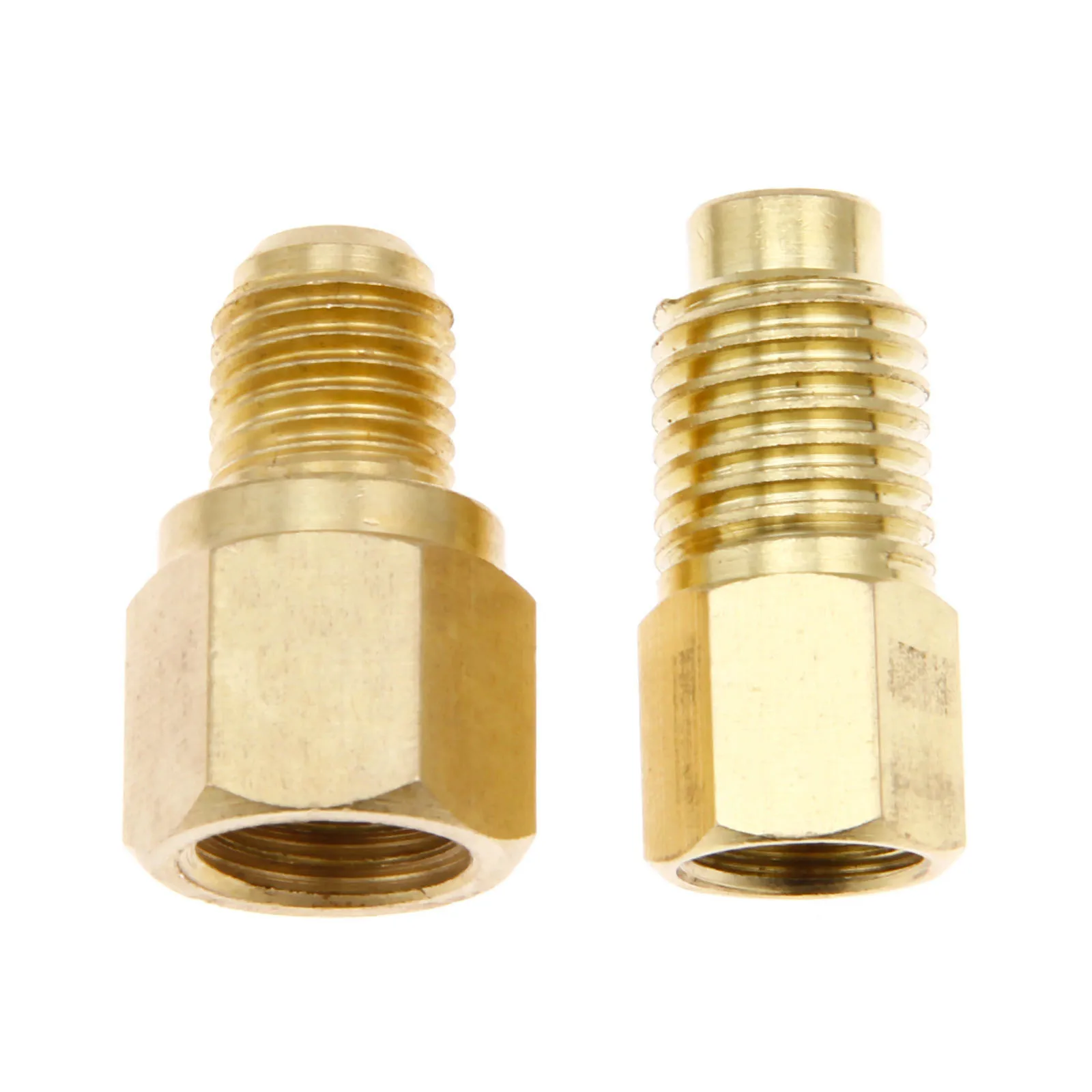 캔 탭 진공 펌프 오일 인젝터 충전 1/4 SAE 1/2 ACME 에어컨 도구, R134a 및 R22 어댑터 2 개, 밸브 코어 포함