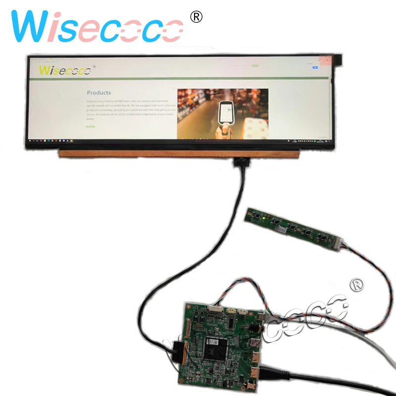 14 Inch 4K 3840*1100 Screen IPS LCD Type C HDMI