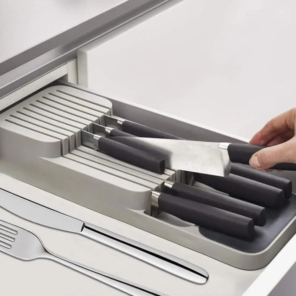 Cutlery Drawer Organizer Double-layer Kitchen Drawer Organizer Tray For Cutlery Storage And Cutter Cutlery Trays - Bags & Baskets - AliExpress