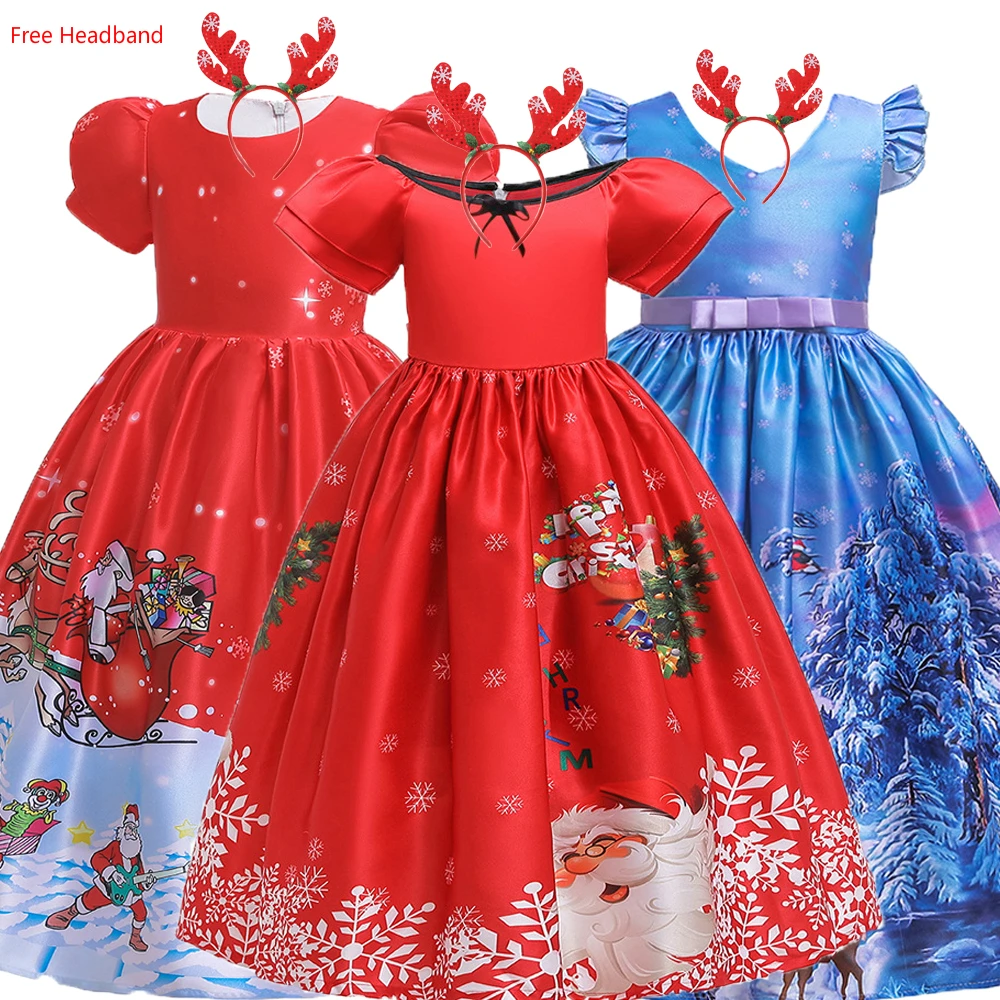

2020 Baby Girl embroidery Silk Princess Dress for Wedding party Kids Dresses Toddler Girl Children Fashion Christmas Clothing