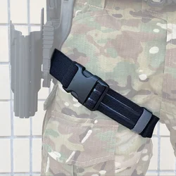 Enhanced Tactical Thigh Drop Leg Holster Strap with Non-slip Neoprene Nylon (Black)